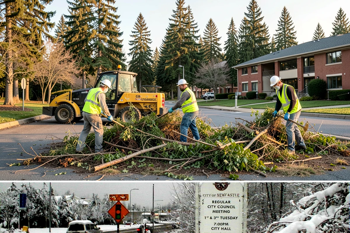 Median & Roundabout Landscaping in Newcastle, King County, WA - Planting is scheduled for the mild spring and fall windows, while sight-line trimming continues through the active growing season.