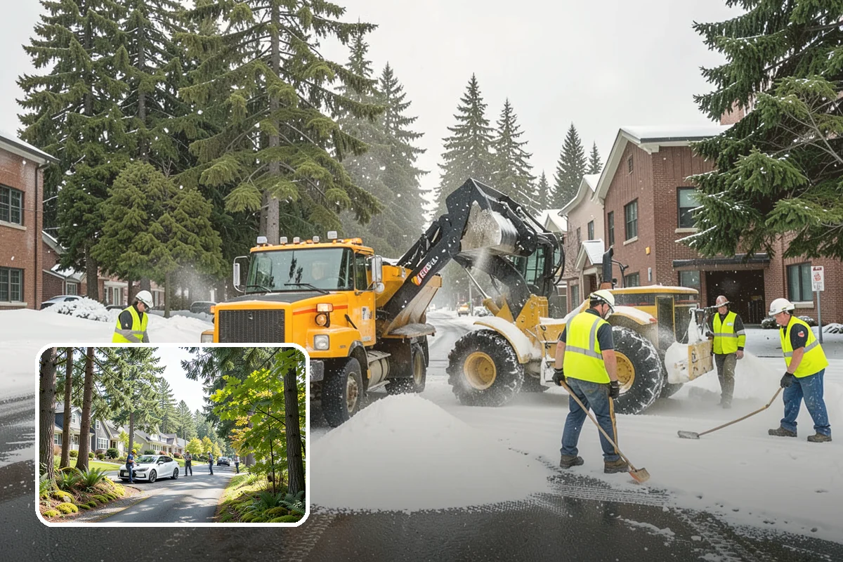 Median & Roundabout Landscaping in Normandy Park, King County, WA - Sight-safe plant selection maintains driver visibility and MUTCD compliance