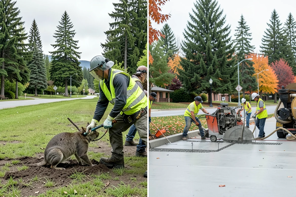 Median & Roundabout Landscaping in Pacific, King County, WA - We assess sight triangles, clear zones, and roadway conditions