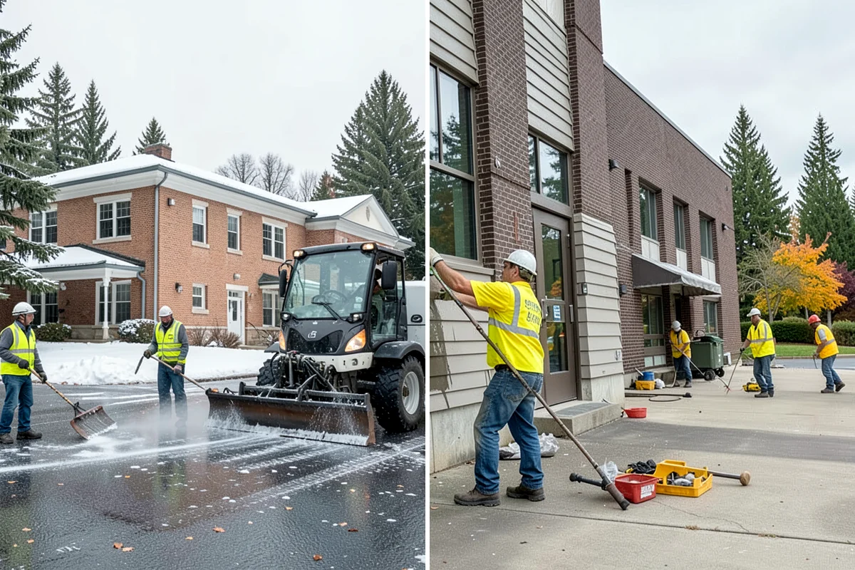 Median & Roundabout Landscaping in Puyallup, Pierce County, WA - We assess sight triangles, clear zones, and roadway conditions