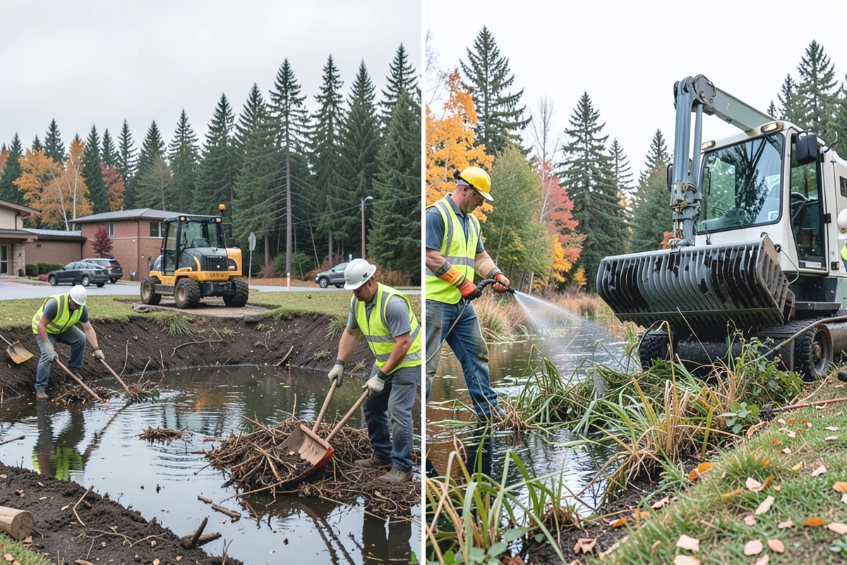 Median & Roundabout Landscaping in Redmond, King County, WA - We assess sight triangles, clear zones, and roadway conditions