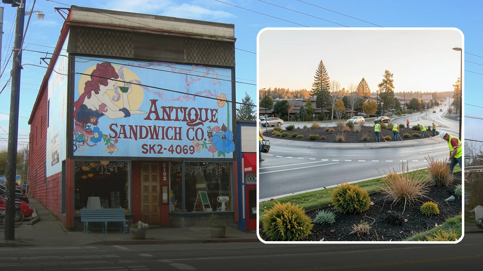 Median & Roundabout Landscaping in Ruston, Pierce County, WA - We install and maintain durable, sight-safe plantings in medians and roundabouts for Western Washington transportation and public...