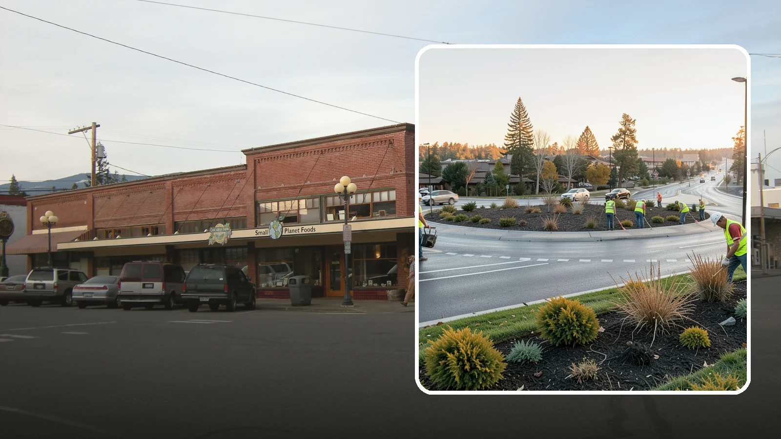 Median & Roundabout Landscaping in Sedro-Woolley, Skagit County, WA - We install and maintain durable, sight-safe plantings in medians and roundabouts for Western Washington transportation and public...