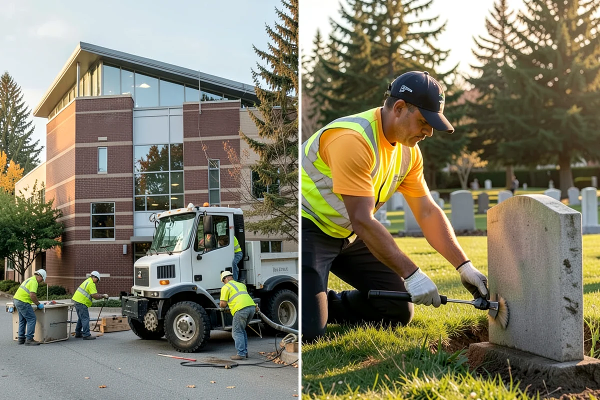 Median & Roundabout Landscaping in Sedro-Woolley, Skagit County, WA - We assess sight triangles, clear zones, and roadway conditions
