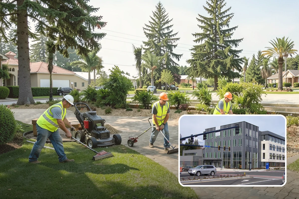 Median & Roundabout Landscaping in Shoreline, King County, WA - Sight-safe plant selection maintains driver visibility and MUTCD compliance