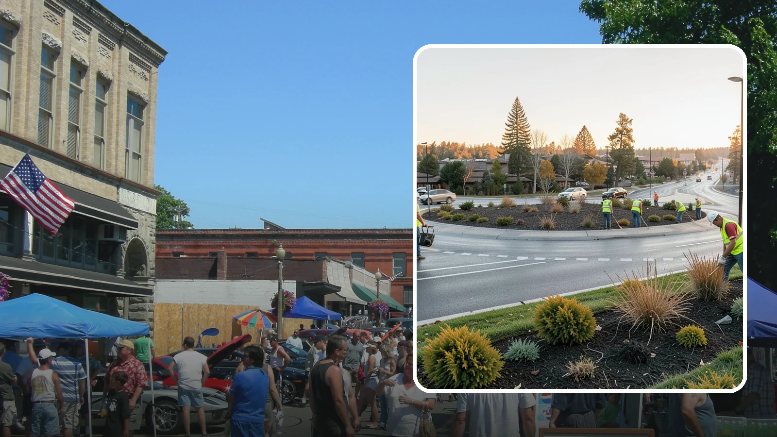 Median & Roundabout Landscaping in Snohomish, Snohomish County, WA - We install and maintain durable, sight-safe plantings in medians and roundabouts for Western Washington transportation and public...