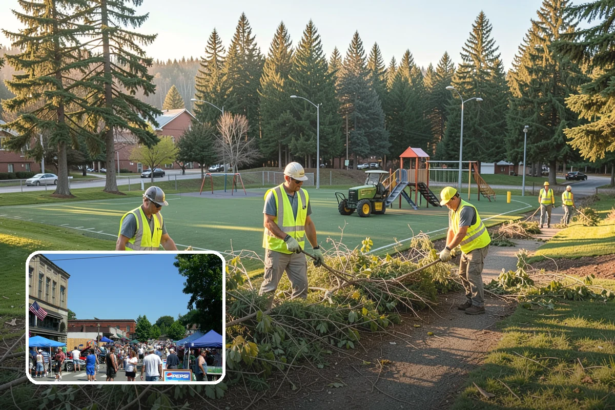 Median & Roundabout Landscaping in Snohomish, Snohomish County, WA - Sight-safe plant selection maintains driver visibility and MUTCD compliance