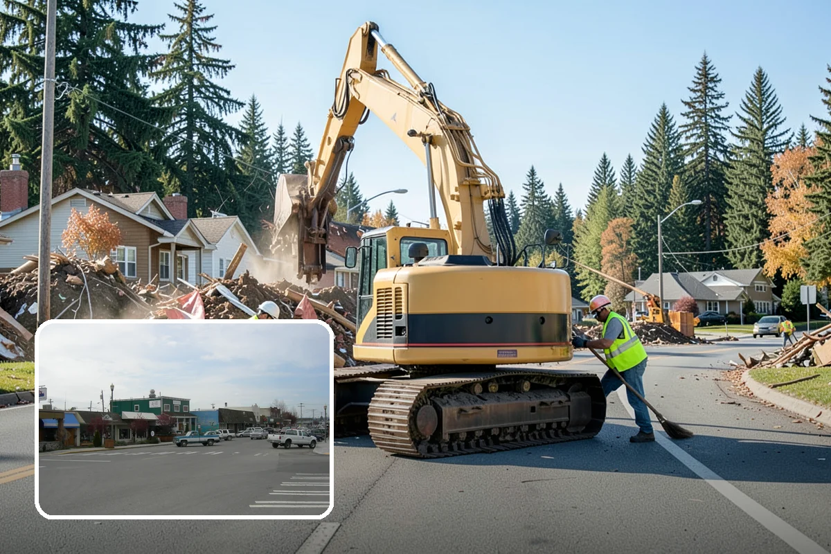 Median & Roundabout Landscaping in Stanwood, Snohomish County, WA - Sight-safe plant selection maintains driver visibility and MUTCD compliance
