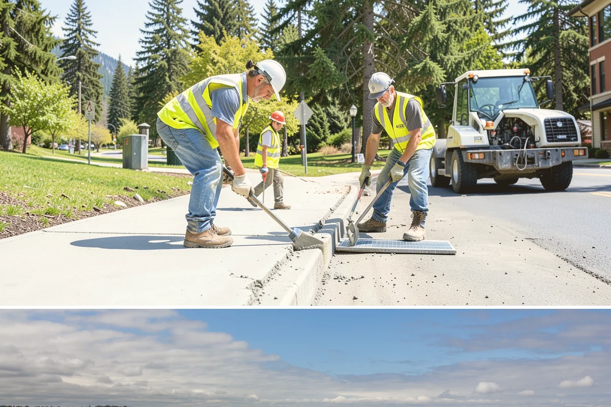Median & Roundabout Landscaping in University Place, Pierce County, WA - Planting is scheduled for the mild spring and fall windows, while sight-line trimming continues through the active growing season.