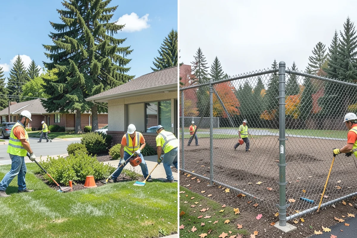 Median & Roundabout Landscaping in Woodinville, King County, WA - We assess sight triangles, clear zones, and roadway conditions