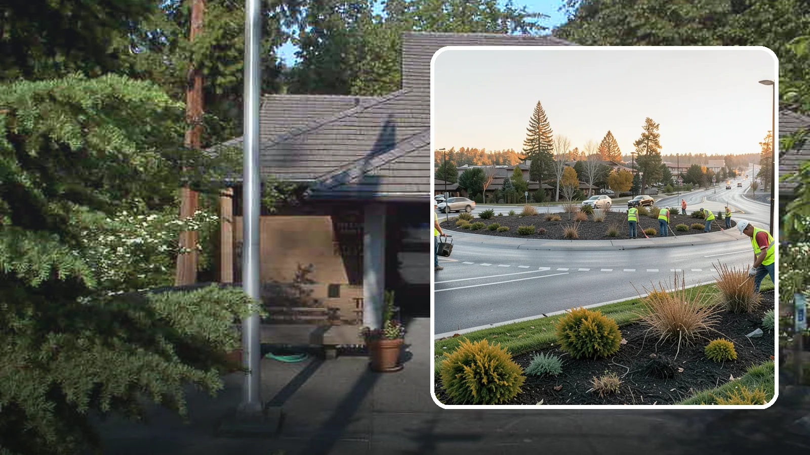 Median & Roundabout Landscaping in Yarrow Point, King County, WA - We install and maintain durable, sight-safe plantings in medians and roundabouts for Western Washington transportation and public...