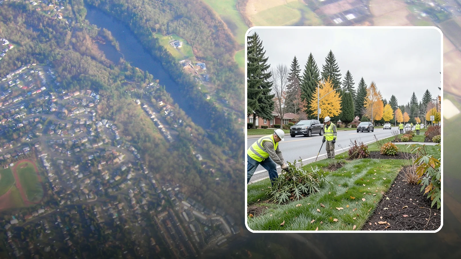 Median Landscape Maintenance in Algona, King County, WA - Safe, efficient maintenance of roadway medians that keeps plantings tidy and sightlines clear for drivers.