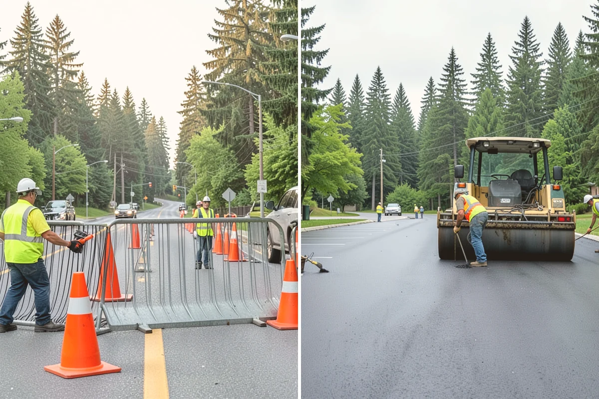 Median Landscape Maintenance in Algona, King County, WA - Review each median for traffic-control needs and sightline limits