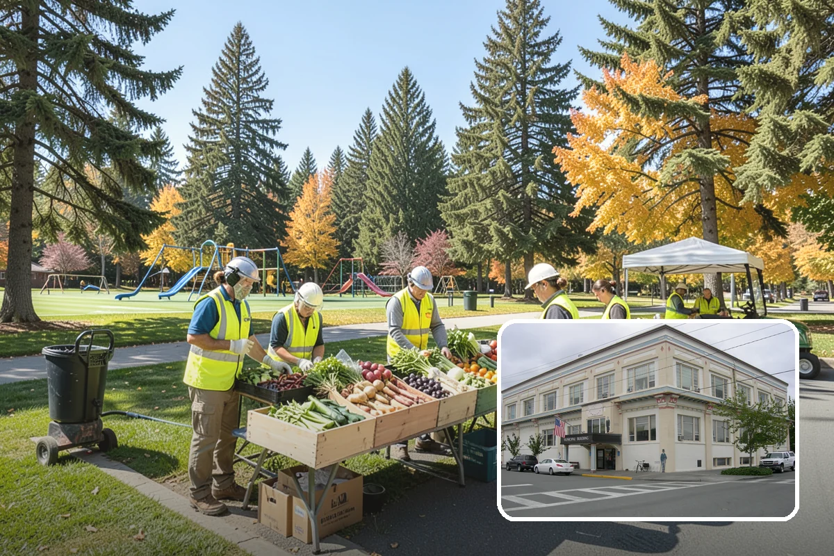 Median Landscape Maintenance in Anacortes, Skagit County, WA - Clear sightlines that support intersection safety