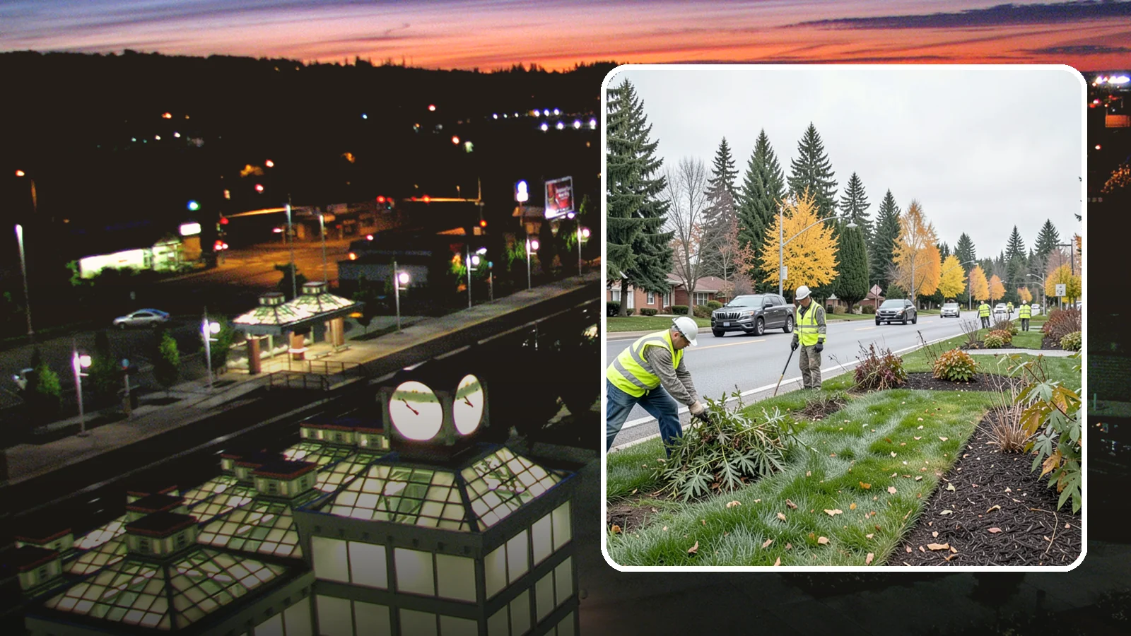 Median Landscape Maintenance in Auburn, King County, WA - Safe, efficient maintenance of roadway medians that keeps plantings tidy and sightlines clear for drivers.