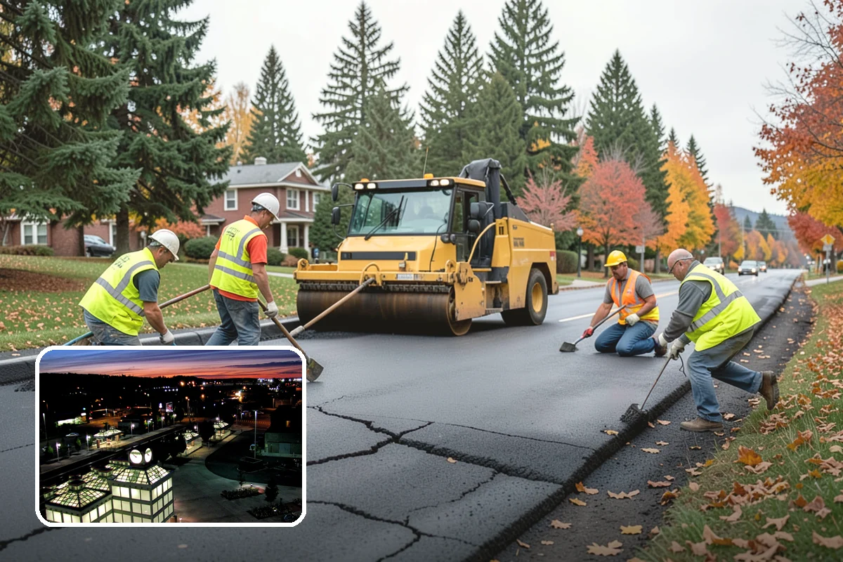 Median Landscape Maintenance in Auburn, King County, WA - Clear sightlines that support intersection safety