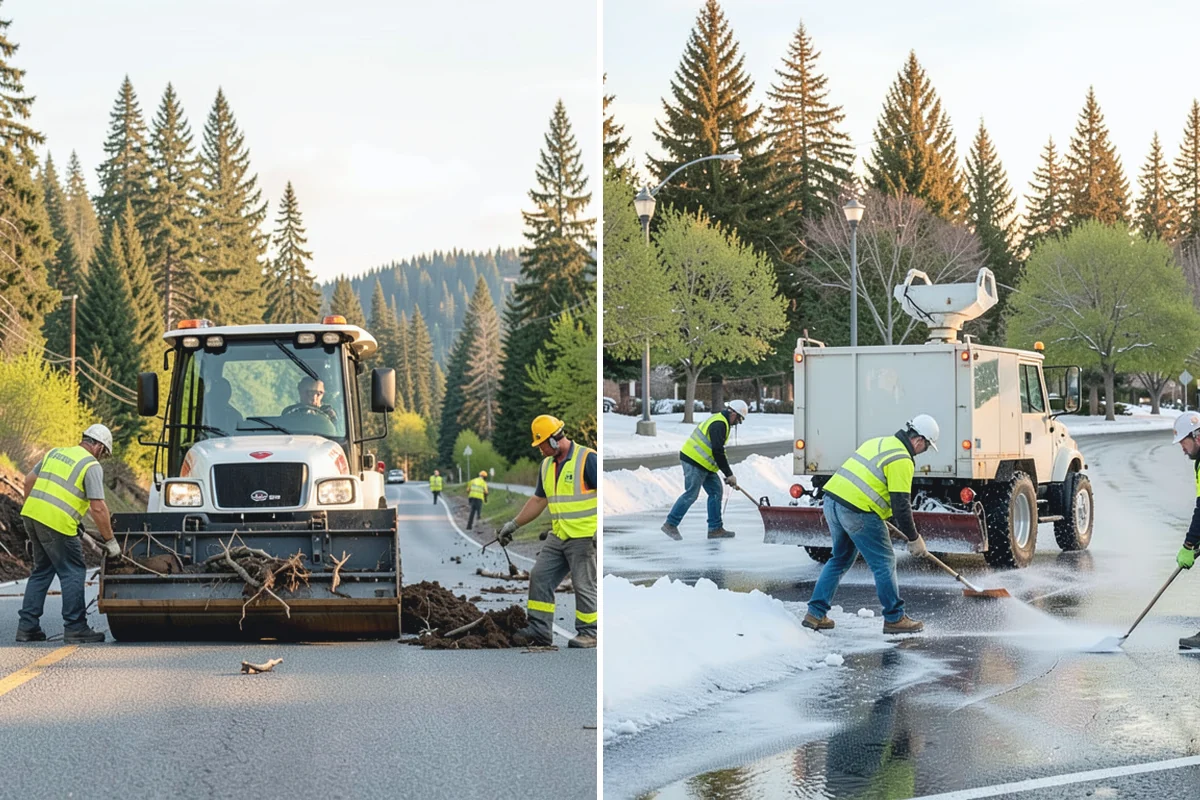Median Landscape Maintenance in Auburn, King County, WA - Review each median for traffic-control needs and sightline limits