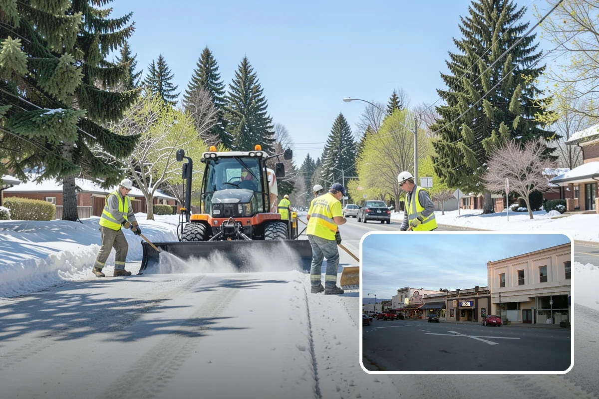 Median Landscape Maintenance in Burlington, Skagit County, WA - Clear sightlines that support intersection safety