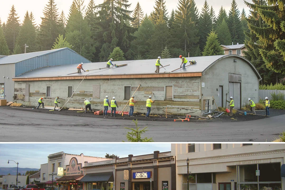 Median Landscape Maintenance in Burlington, Skagit County, WA - Active growth from spring through fall drives frequent mowing and trimming, while winter work centers on drainage, debris...