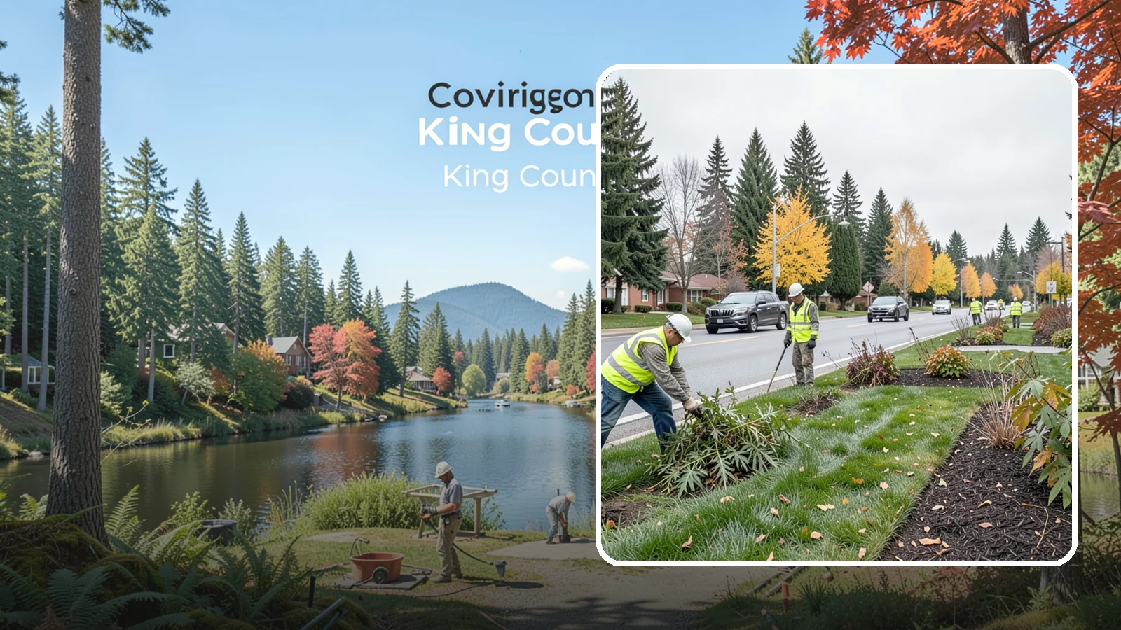 Median Landscape Maintenance in Covington, King County, WA - Safe, efficient maintenance of roadway medians that keeps plantings tidy and sightlines clear for drivers.