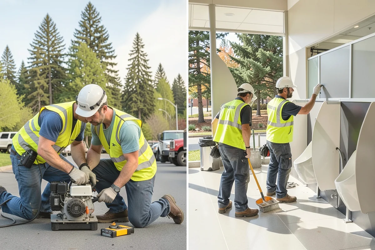 Median Landscape Maintenance in Covington, King County, WA - Review each median for traffic-control needs and sightline limits