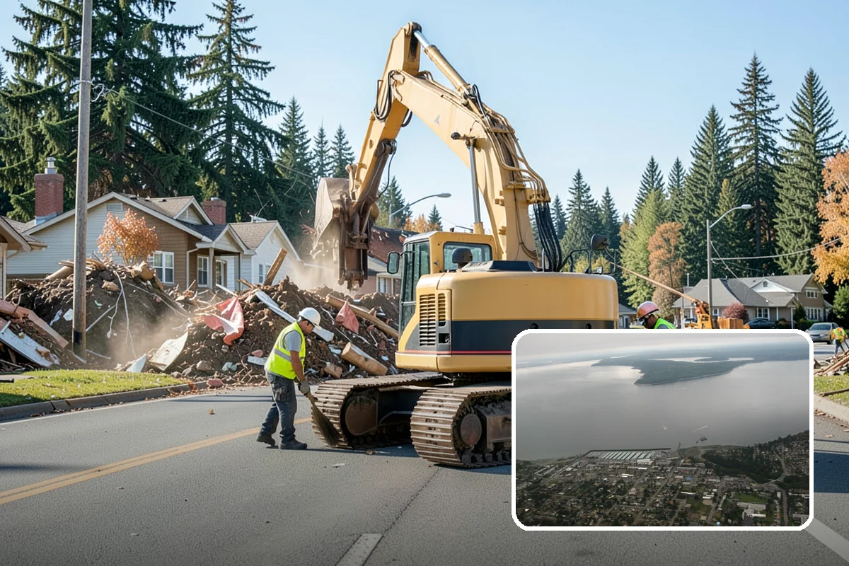 Median Landscape Maintenance in Des Moines, King County, WA - Clear sightlines that support intersection safety