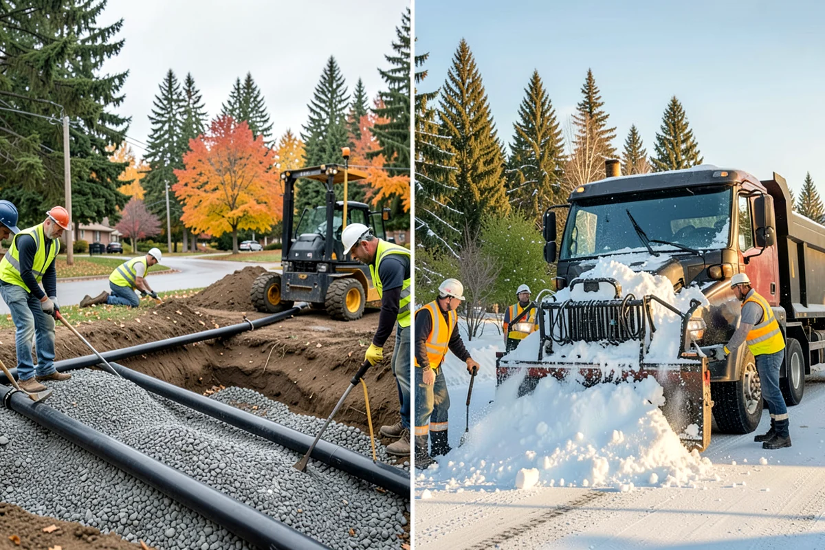 Median Landscape Maintenance in DuPont, Pierce County, WA - Review each median for traffic-control needs and sightline limits