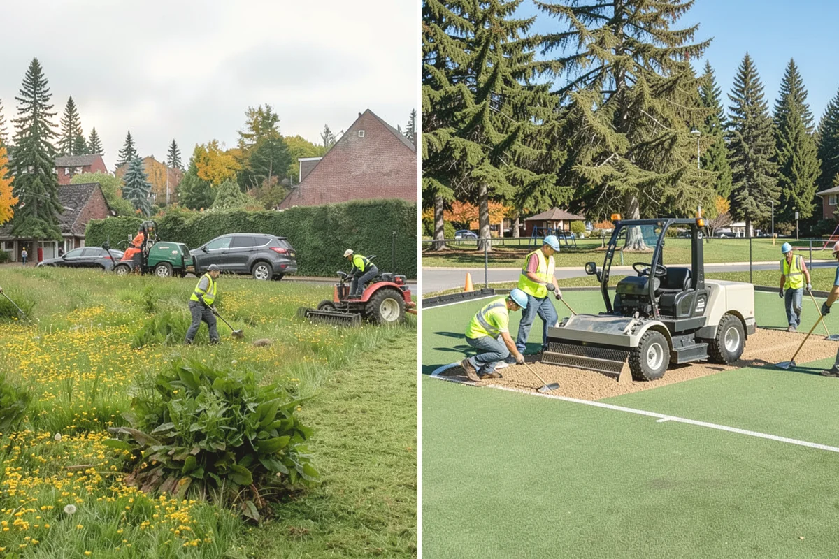 Median Landscape Maintenance in Duvall, King County, WA - Review each median for traffic-control needs and sightline limits