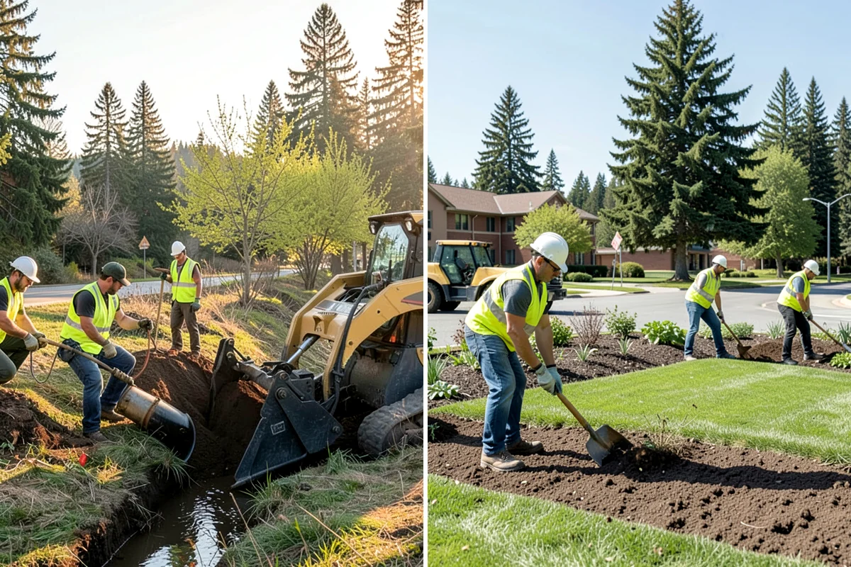 Median Landscape Maintenance in Everett, Snohomish County, WA - Review each median for traffic-control needs and sightline limits