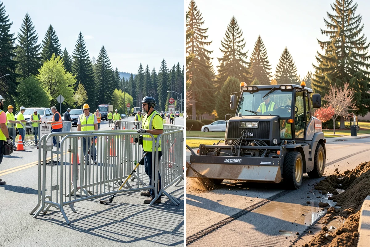 Median Landscape Maintenance in Federal Way, King County, WA - Review each median for traffic-control needs and sightline limits