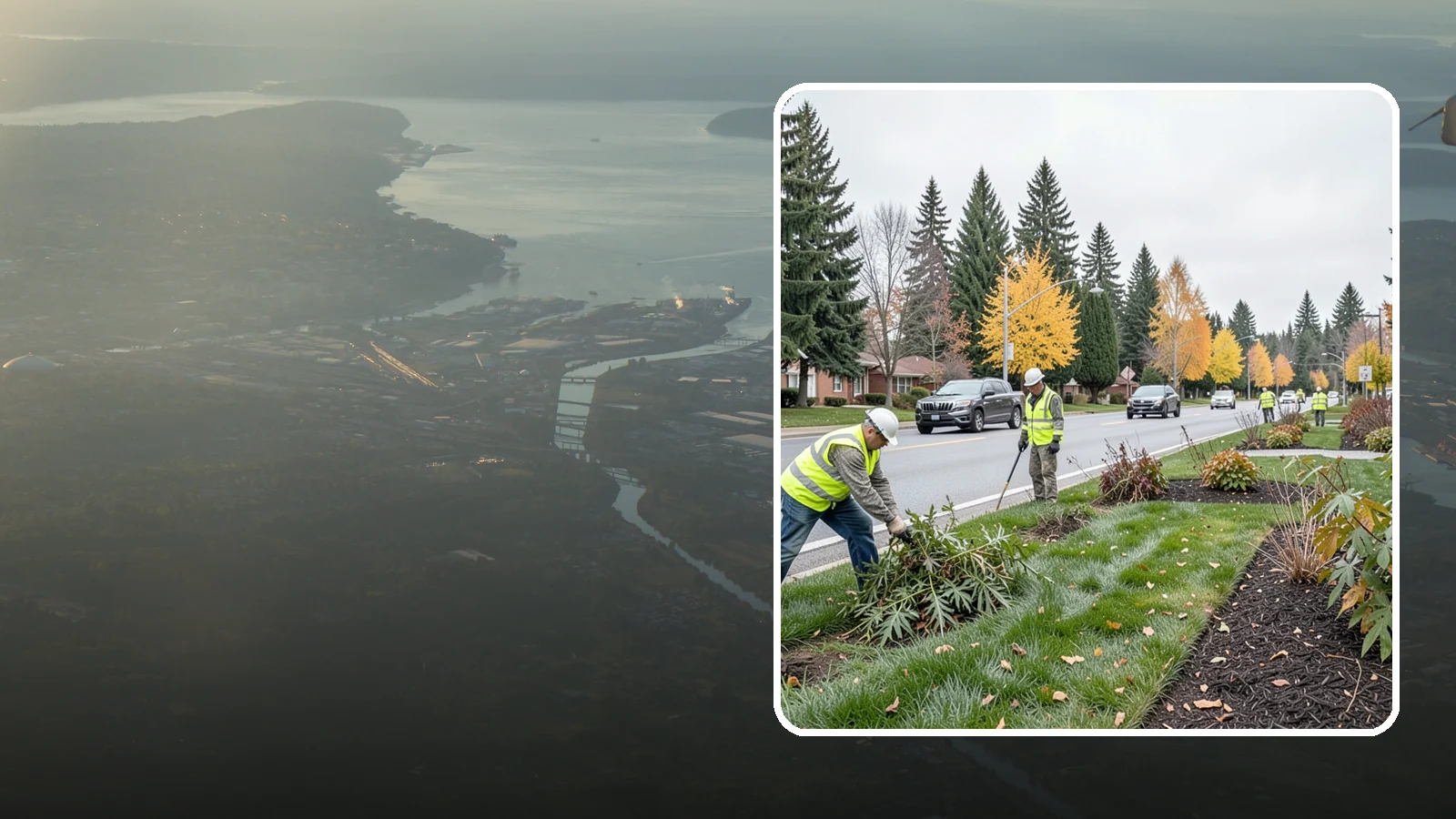 Median Landscape Maintenance in Fife, Pierce County, WA - Safe, efficient maintenance of roadway medians that keeps plantings tidy and sightlines clear for drivers.