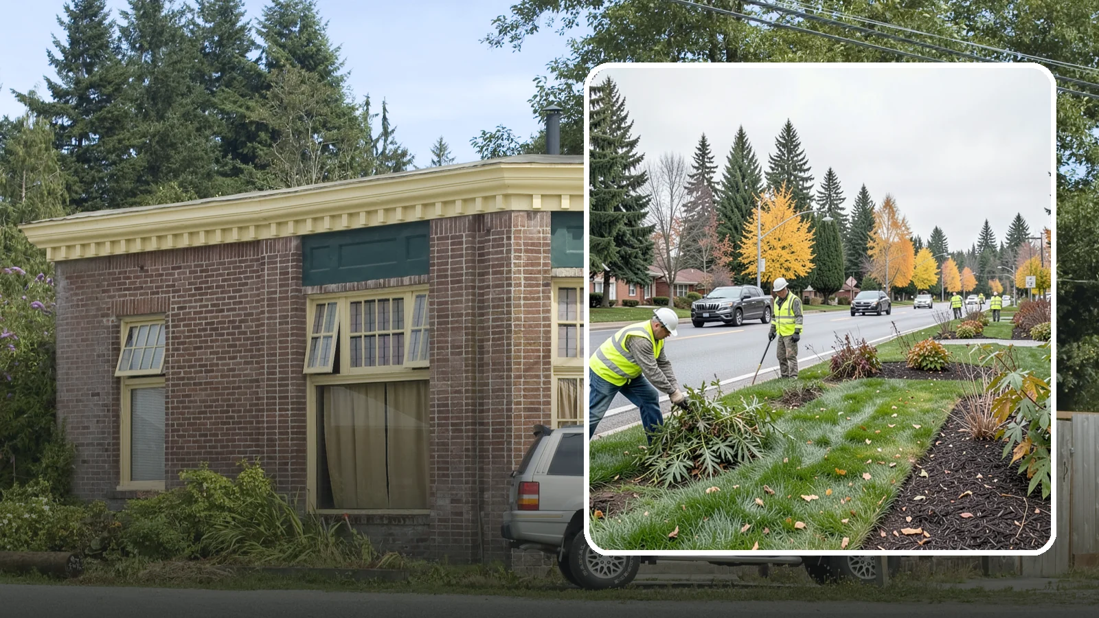 Median Landscape Maintenance in Hamilton, Skagit County, WA - Safe, efficient maintenance of roadway medians that keeps plantings tidy and sightlines clear for drivers.