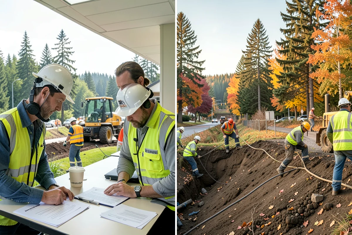 Median Landscape Maintenance in Hunts Point, King County, WA - Review each median for traffic-control needs and sightline limits