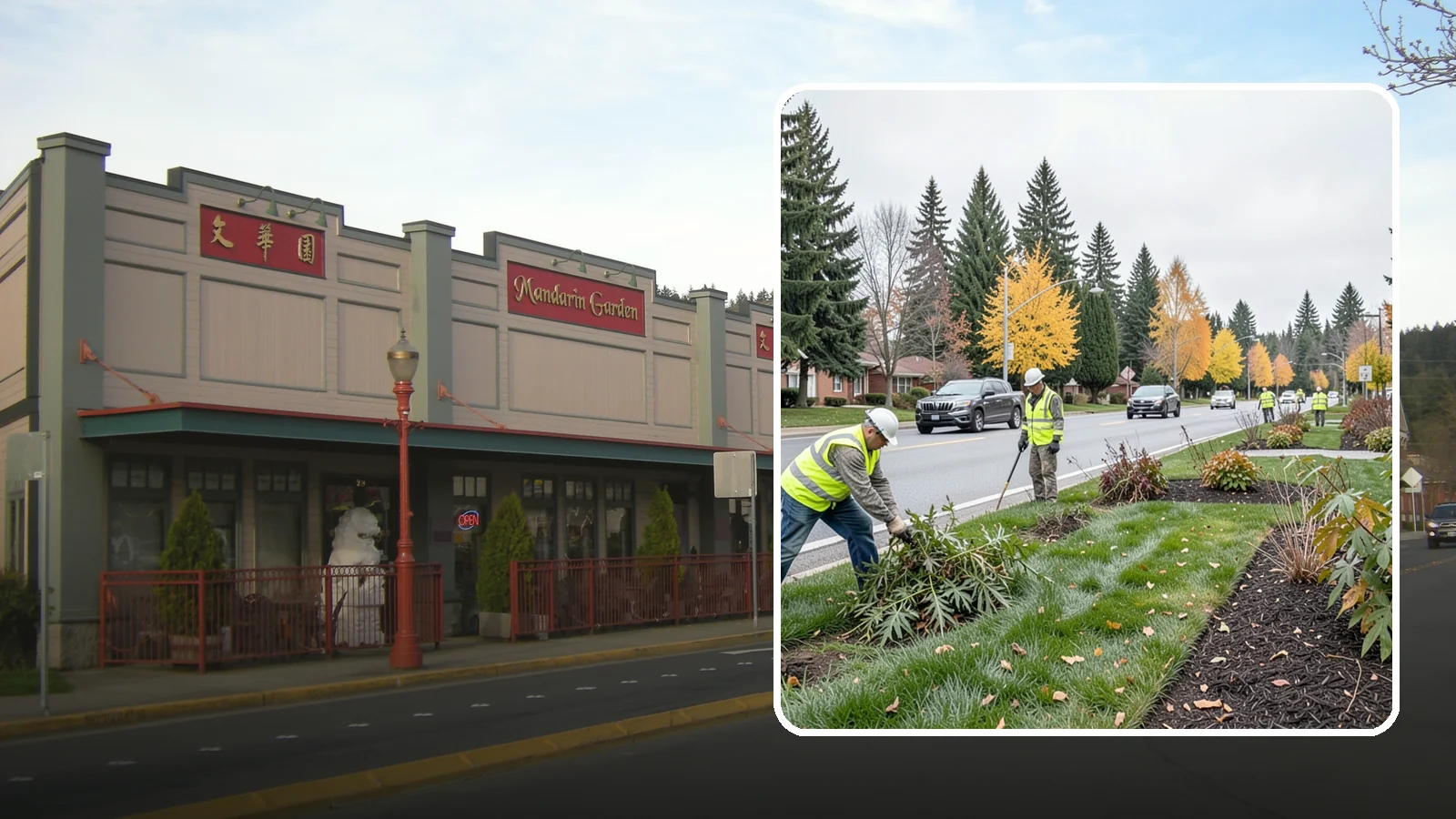 Median Landscape Maintenance in Issaquah, King County, WA - Safe, efficient maintenance of roadway medians that keeps plantings tidy and sightlines clear for drivers.