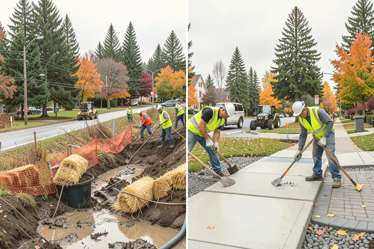 Median Landscape Maintenance in Kent, King County, WA - Review each median for traffic-control needs and sightline limits