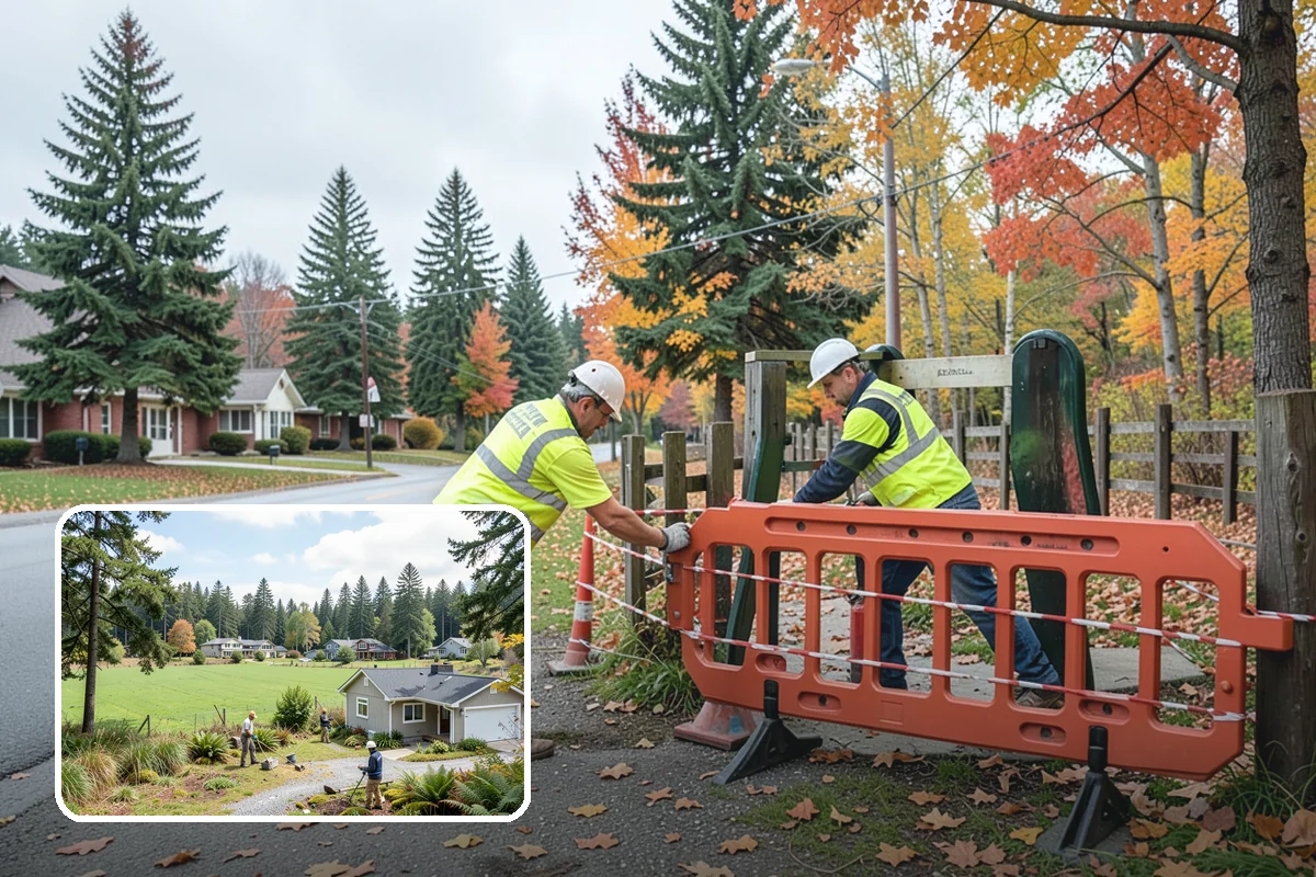 Median Landscape Maintenance in Lyman, Skagit County, WA - Clear sightlines that support intersection safety
