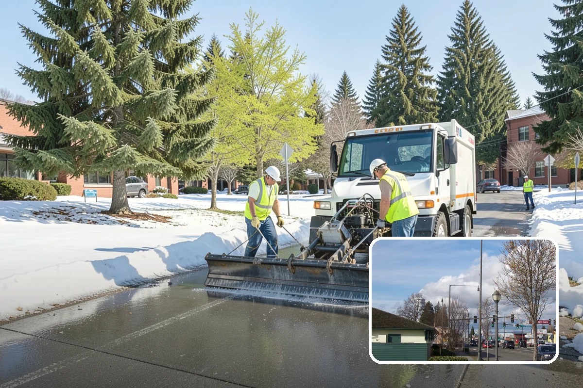 Median Landscape Maintenance in Marysville, Snohomish County, WA - Clear sightlines that support intersection safety