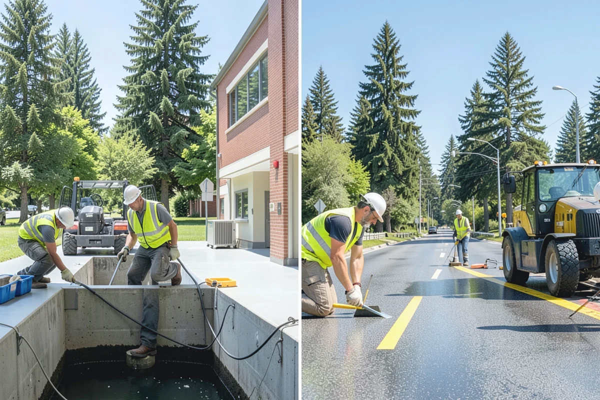 Median Landscape Maintenance in Marysville, Snohomish County, WA - Review each median for traffic-control needs and sightline limits