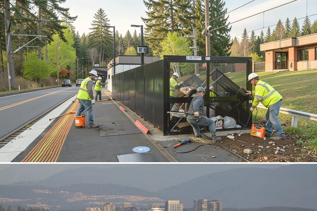 Median Landscape Maintenance in Medina, King County, WA - Active growth from spring through fall drives frequent mowing and trimming, while winter work centers on drainage, debris...