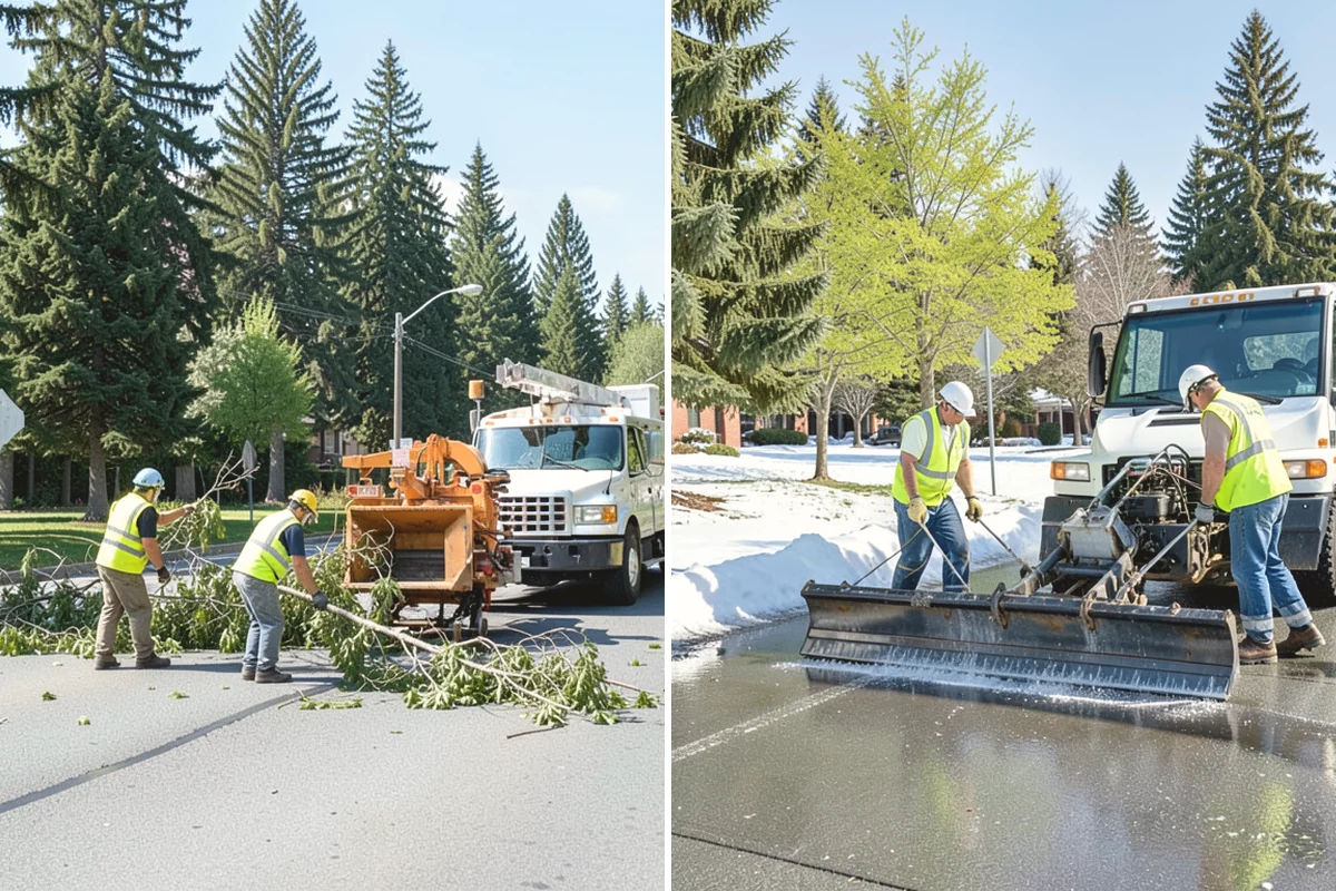 Median Landscape Maintenance in Mercer Island, King County, WA - Review each median for traffic-control needs and sightline limits