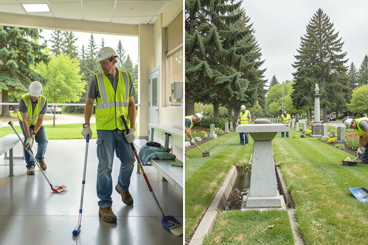 Median Landscape Maintenance in Mill Creek, Snohomish County, WA - Review each median for traffic-control needs and sightline limits