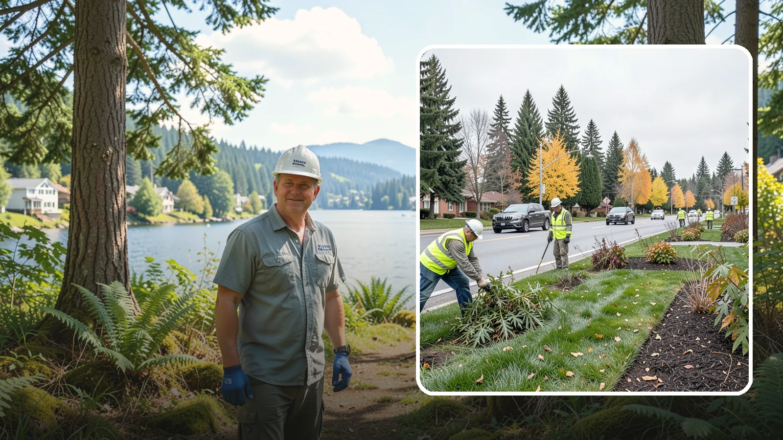 Median Landscape Maintenance in Milton, King County, WA - Safe, efficient maintenance of roadway medians that keeps plantings tidy and sightlines clear for drivers.
