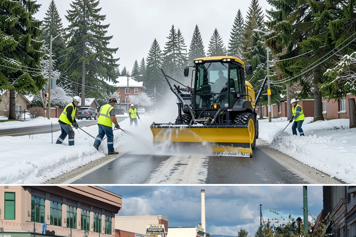 Median Landscape Maintenance in Monroe, Snohomish County, WA - Active growth from spring through fall drives frequent mowing and trimming, while winter work centers on drainage, debris...