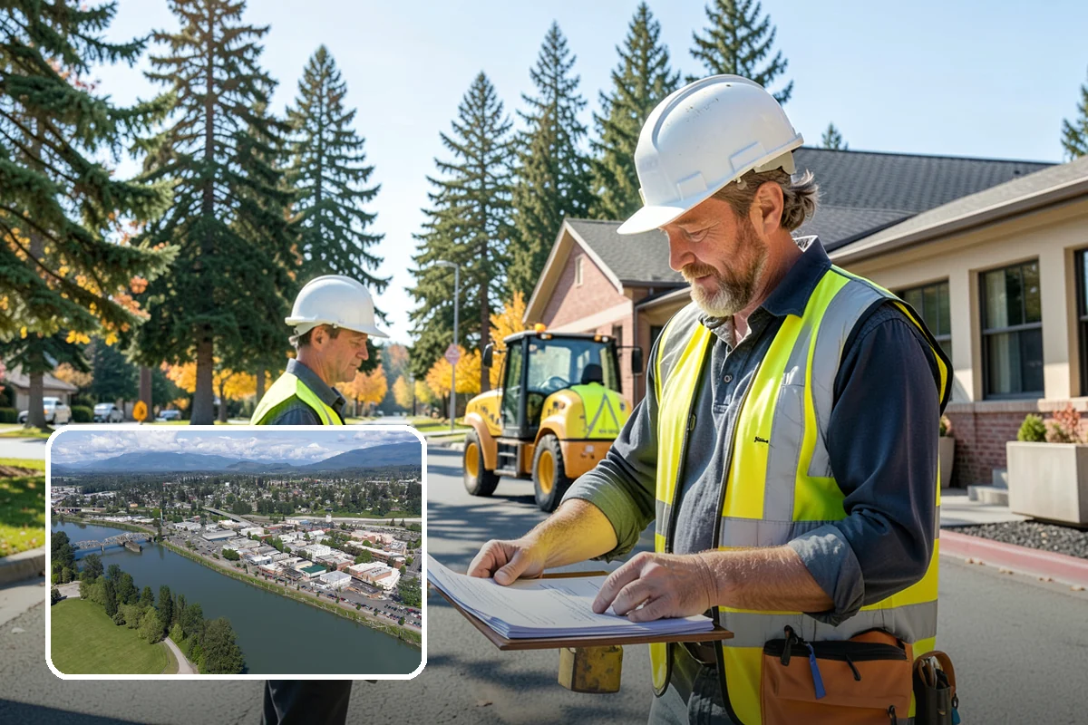 Median Landscape Maintenance in Mount Vernon, Skagit County, WA - Clear sightlines that support intersection safety