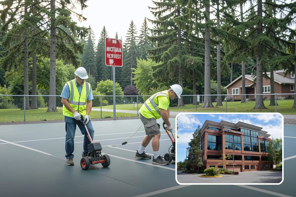 Median Landscape Maintenance in Mountlake Terrace, Snohomish County, WA - Clear sightlines that support intersection safety