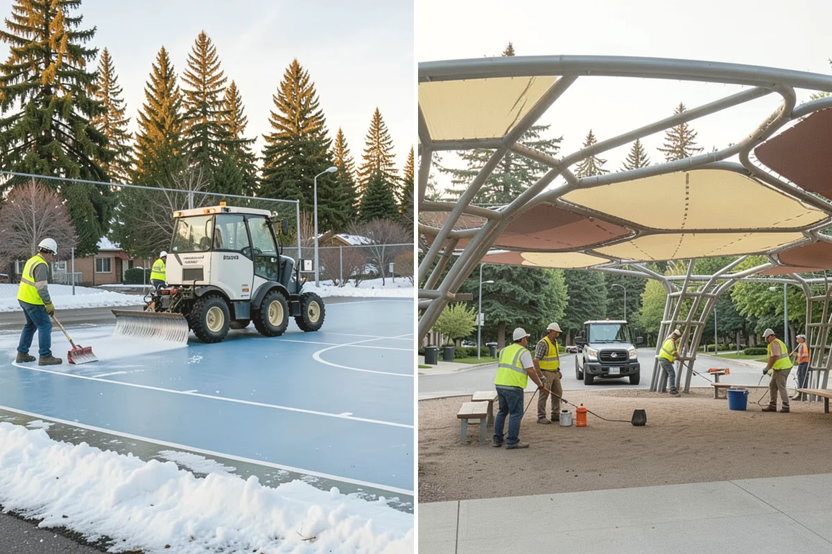 Median Landscape Maintenance in Mountlake Terrace, Snohomish County, WA - Review each median for traffic-control needs and sightline limits