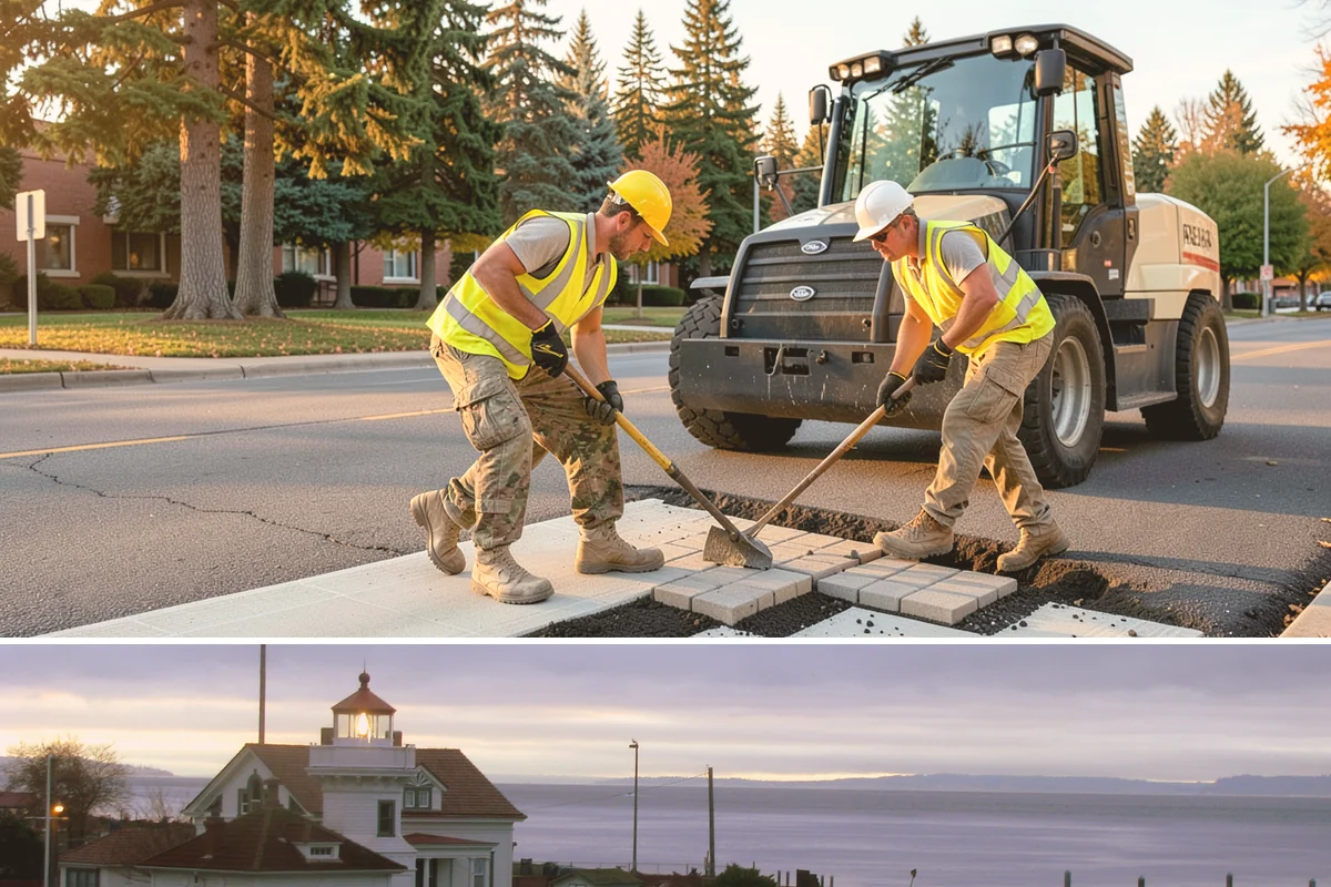 Median Landscape Maintenance in Mukilteo, Snohomish County, WA - Active growth from spring through fall drives frequent mowing and trimming, while winter work centers on drainage, debris...