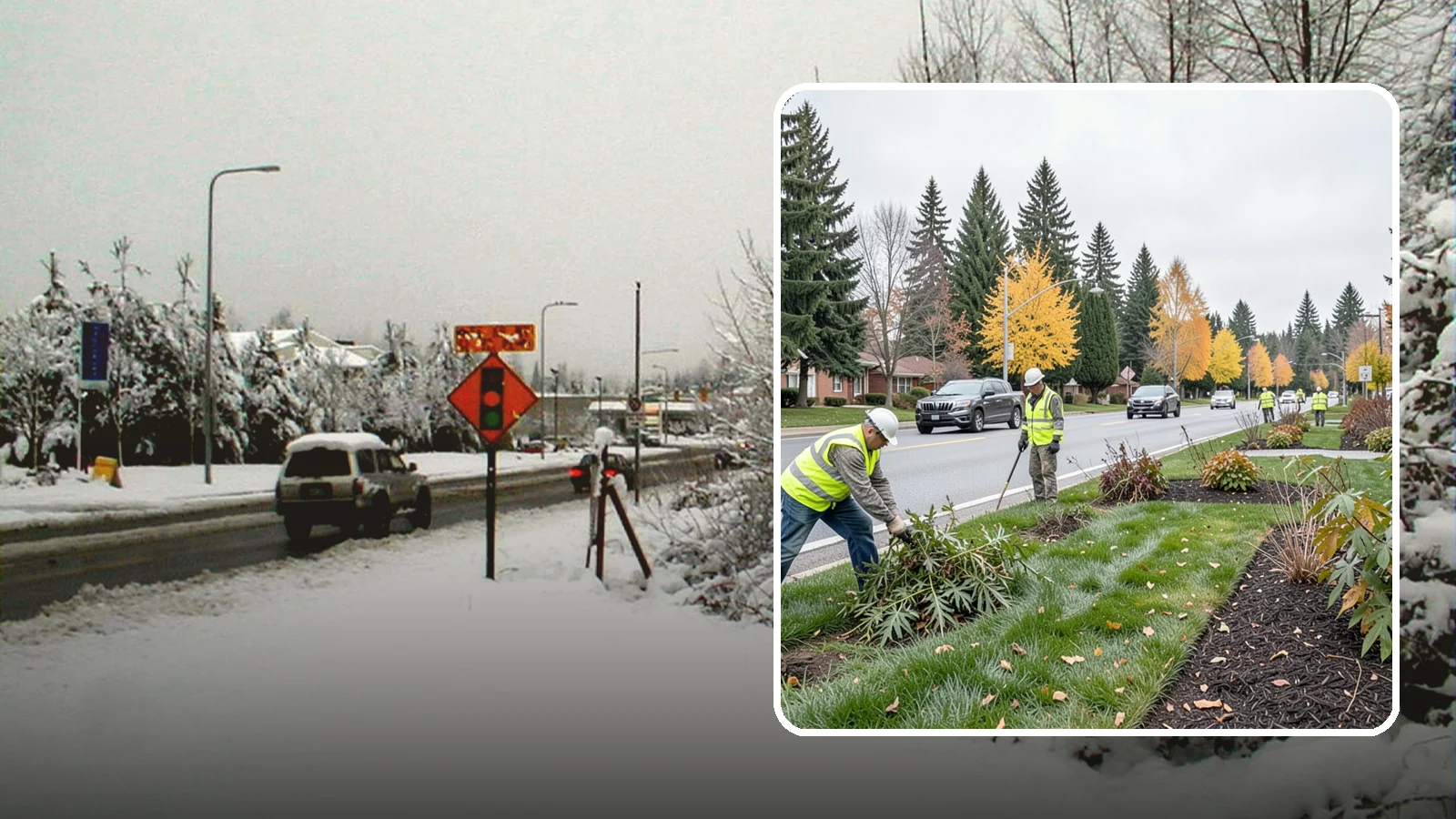 Median Landscape Maintenance in Newcastle, King County, WA - Safe, efficient maintenance of roadway medians that keeps plantings tidy and sightlines clear for drivers.