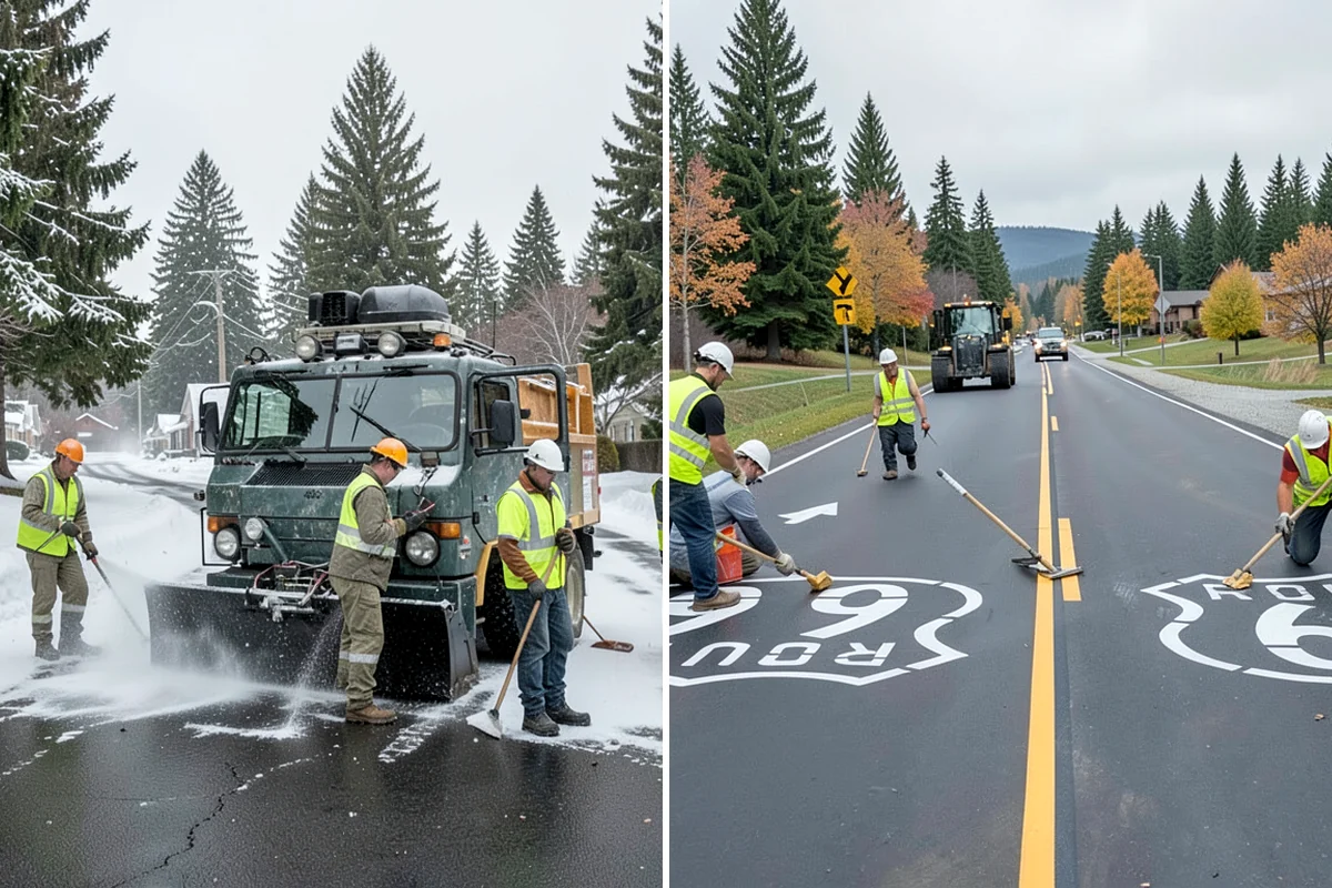 Median Landscape Maintenance in Normandy Park, King County, WA - Review each median for traffic-control needs and sightline limits