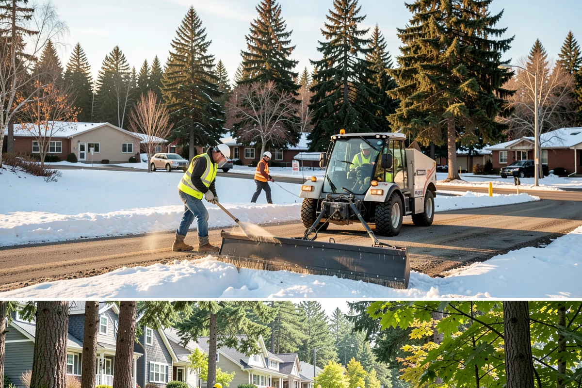 Median Landscape Maintenance in Normandy Park, King County, WA - Active growth from spring through fall drives frequent mowing and trimming, while winter work centers on drainage, debris...